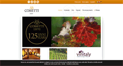 Desktop Screenshot of cossetti.it